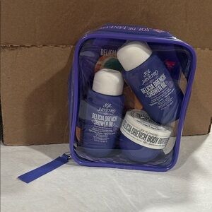 Soldier de Janeiro Delicia Drench Jet Set. 2 shower oils & one body butter. New!
